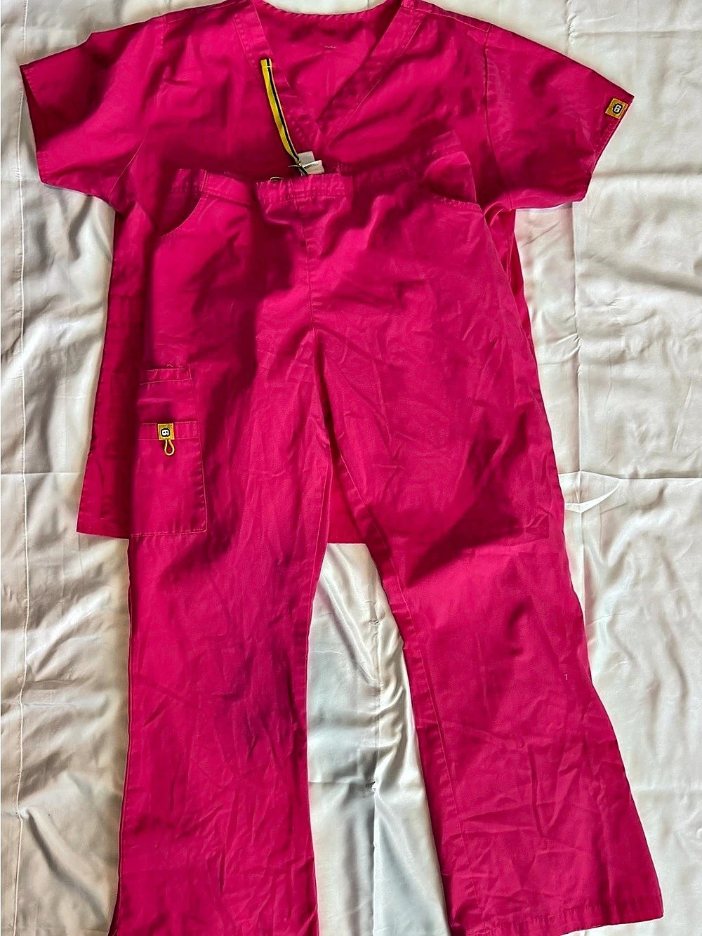 Pink Utility scrubs